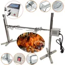 51" BBQ Barbecue Rotating Motor Rotisserie Spit Roaster Outdoor Portable Grill