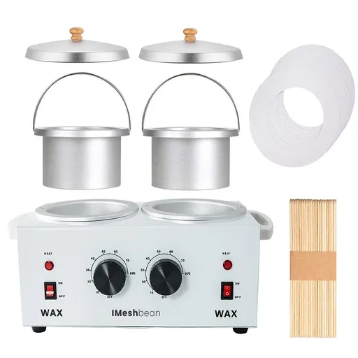 Pro Wax warmer Machine Pot Hot Double Heater Depilatory Paraffin Salon
