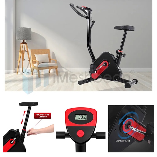 Exercise Bike Fitness Cycling Stationary Bicycle Cardio Home Workout Indoor