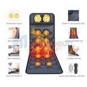 Massage Mat Shiatsu Heated Neck Massager Shoulder Back Leg Full Body Pain Relief