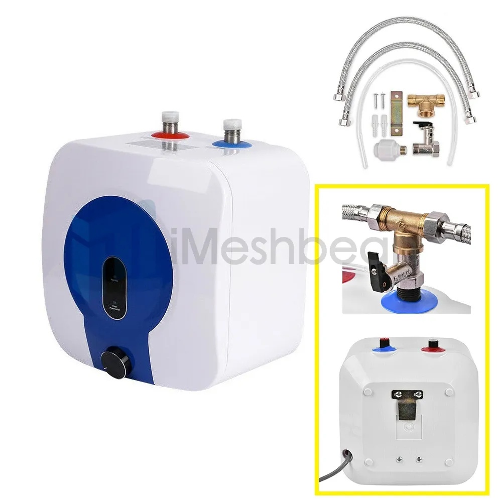 110V Electric Tankless Water Heater Kitchen Bathroom Home Hot Water Heater 95°F-167°F RV