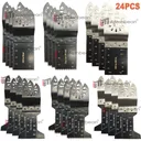 24PCS Dewalt Multi Tool Oscillating Saw Blades For Fein Multimaster Makita Bosch