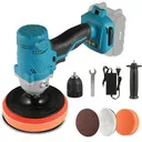 Cordless Sub Compact Polisher Grinder&Drill Driver Combo 5" Polishing Pads Waxing