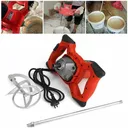 Industrial 2100W Electric Concrete Cement Mixer Thinset Grout Mud Mixing Mortar