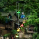 Solar Lamp Color Changing LED Cute Bee Wind Chimes Outdoor Home Garden Decor