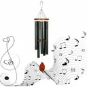 Large 36'' Metal Windchime Chapel Bells Wind Chimes Door Hanging Home Decor