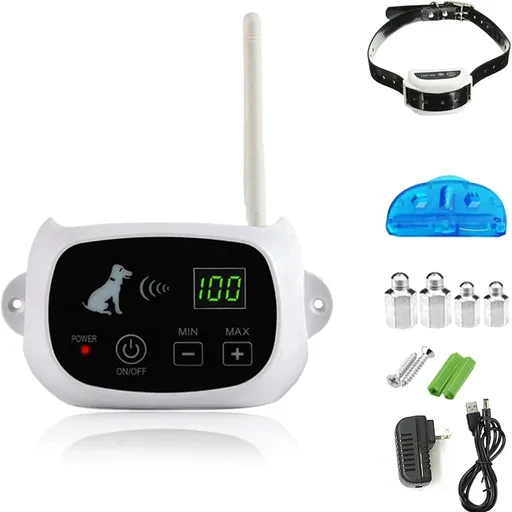 Wireless Dog Fence Pet Containment System Waterproof Training Collars for 1 Dogs