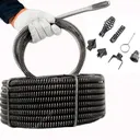 45' x 5/8" Sectional Pipe Drain Cleaning Cable Sewer Cable fits RIDGID