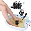 25W Ionic Detox Foot Bath Cleanse Spa Machine w/ 2 Arrays Tub Health Care FDA