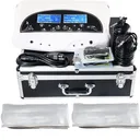 New Dual Ion Detox Ionic Foot Bath Spa Cleanse Machine Infrared Belt Large LCD