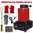 Digital Electric Metal Melting Furnace W/3KG Graphite Crucible Casting Refining