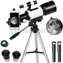 300mm Astronomical Telescope 150X with Phone Adapter Barlow Lens for Kids Christmas Gift