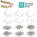 600x Hot Staple for Car Bumper Fender Welder Stapler Plastic Welding Repair Kit