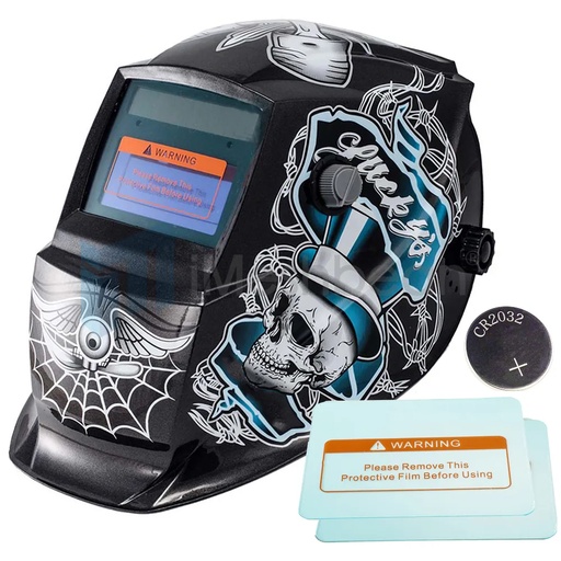 Solar Auto Darkening Welding Helmet Arc Tig Mig Mask Grinding Hood