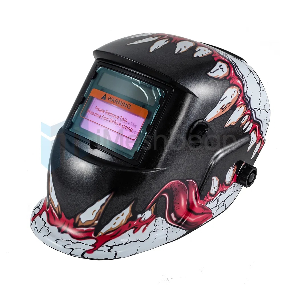 Urban Skull Solar Powered Welding Helmet with 4/9-13 Shade Range
