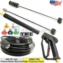 4000psi Car Power High Pressure Washer Gun Wand Lance Spray Tips Turbo Nozzles