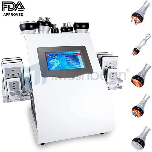 Body Slimming Vacuum Machine 6 in1 Ultrasonic Cavitation RF Multifunction Massage