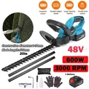 48V Cordless Electric Hedge Trimmer, 20-Inch Blade,Pruning Shears Grass Trimmer