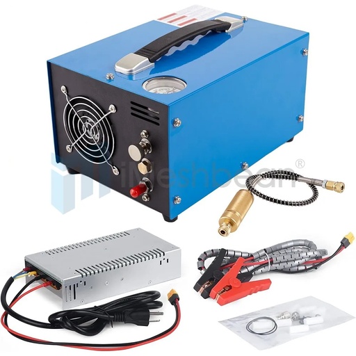 PCP Air Compressor 12V/110V/220V Manual-Stop High Pressure PUMP 30Mpa/4500Psi