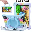 8 Inch Android 9 Octa-core HD AI Tablet Computer PC Wifi Bundle Case 64G w/Strap