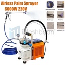 6000W High Pressure Airless Paint Sprayer High Efficiency Power Painting 220V