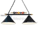 43" Hanging Pool Table Lights Fixture Billiard Pendant Lamp w/5 Billiard Balls