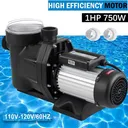 1HP In/Above Ground Swimming Pool Pump Motor Strainer Hayward Replacement 110V US