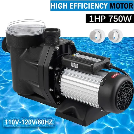 1HP In/Above Ground Swimming Pool Pump Motor Strainer Hayward Replacement 110V US
