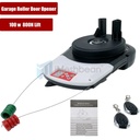 100W Automatic Garage Roll Up Roller Door Opener Motor w/ Remote Control Motor