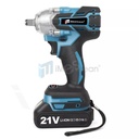 Cordless Electric Impact Wrench Gun 1/2'' High Power Driver with Li-ion Battery