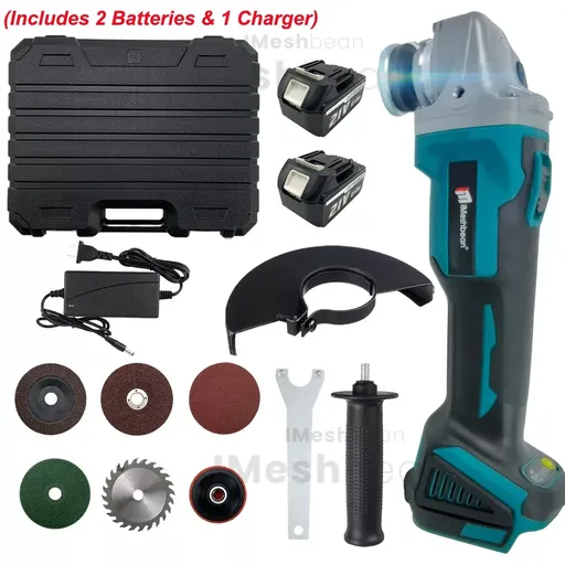 [GJ22091] 125mm Electric Brushless Cordless Angle Grinder Kit 4-1/2" Cut-Off Angle Grinder