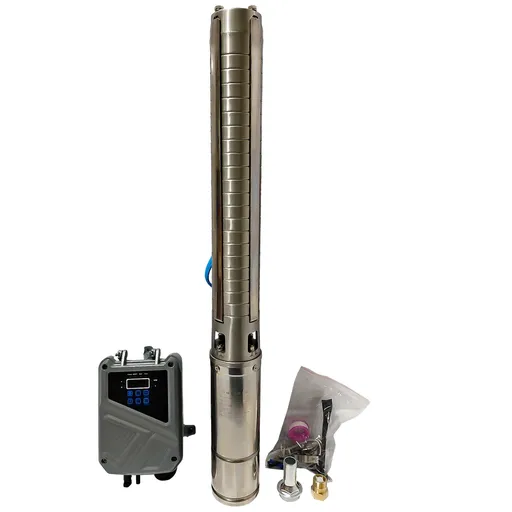 [PU22377] 2HP 4" Solar Pump Submersible Pump Bore DC 110V Deep Well Pump+MPPT Controller