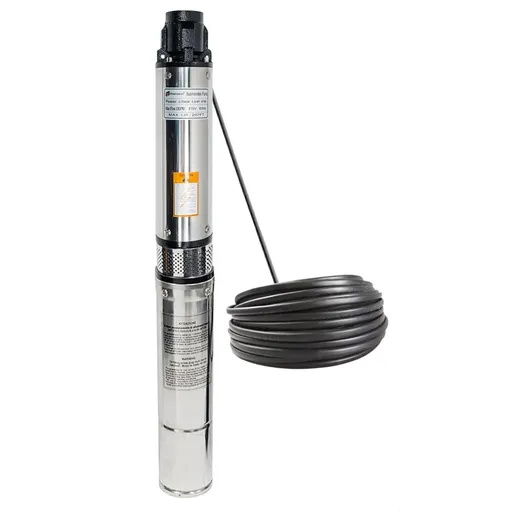 [PU22917U] 1 HP 4 inch Deep Well Submersible Pump 110V 33GPM 276FT Lift 100FT Cord 1.5 inch NPT Discharge