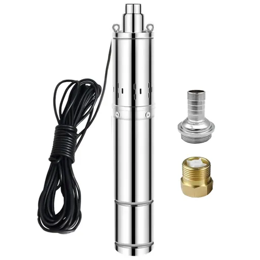 [PU23899] 1 HP 4 inch Deep Well Submersible Pump 220V 12GPM 328FT Lift 33FT Cord 1 inch NPT Discharge