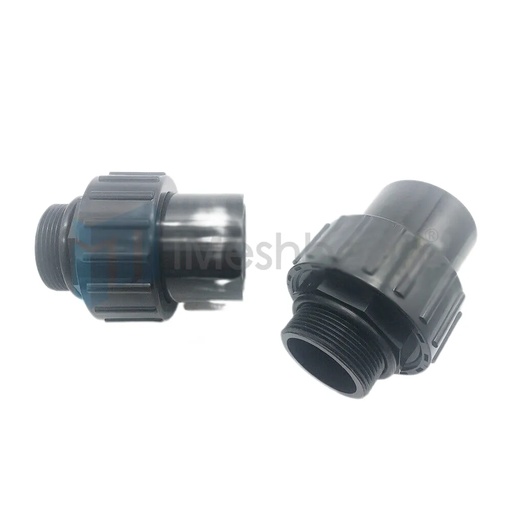 [PU07065] 2 Union Plumbing Joints 1.5" NPT x 1.5" Swimming Pool Spa Pump Slip Fitting CPVC