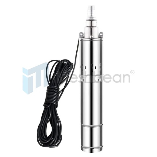 [PU09903] 24V 3" Solar Deep Well Pump Water Pump 1200L/H Stainless Steel Submersible 115V