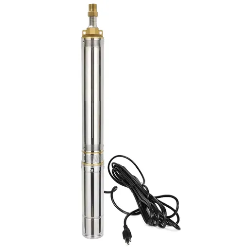 [PU05541C] 3/4 HP 3 inch Deep Well Submersible Pump 115V 13GPM 247ft Lift 33FT Cord 1.25 inch NPT Discharge