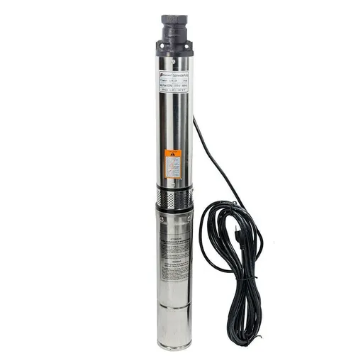 [PU05540C] 3/4 HP 3 inch Deep Well Submersible Pump 220V 13GPM 247ft Head Stainless Steel