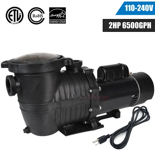 [PU05555B] 2HP Inground Swimming Pool Pump 115-230V Dual Voltge 5520GPH With Strainer