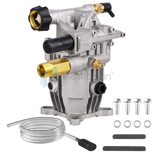 [PQ09930] Pressure Washer Pump - Horizontal 3/4" Shaft - MAX 3000 PSI, 2.5 GPM, Oil Sealed