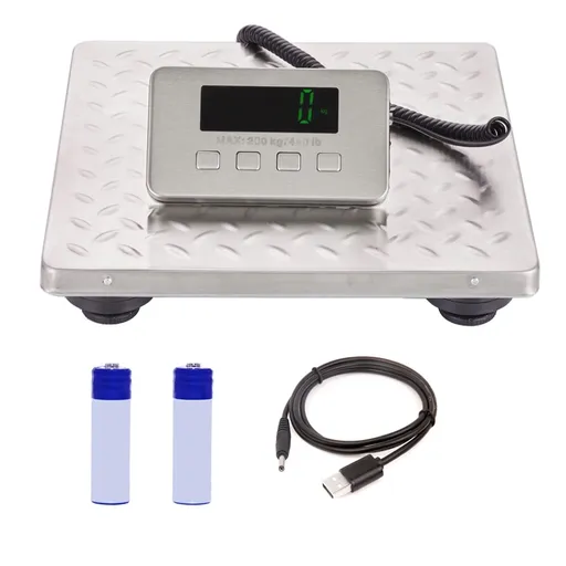[HS08276] 440LB Heavy Duty Digital Metal Industry Shipping Postal Rechargeable Scale Large
