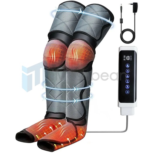 [NF09449A] Full Leg Calf Foot Massager Air Compression Heating Boots Circulation & Relaxation