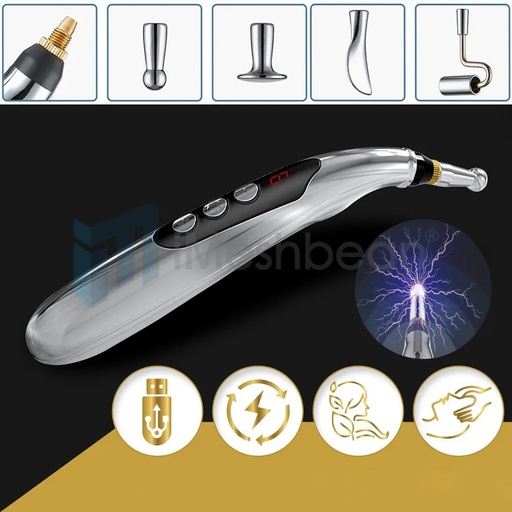 [NF09637] Rechargeable Acupuncture Therapy Electronic Pen Meridian Energy Heal Massage