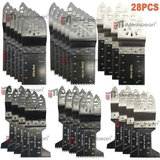 [GJ08210] 28PCS Multi Tool Oscillating Saw Blades For Dewalt Fein Multimaster Makita Bosch