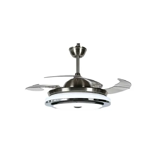 [FW08527] 42" 6 Gear LED Chandelier Invisible Dimmable Ceiling Fan Light Ceiling Lamp