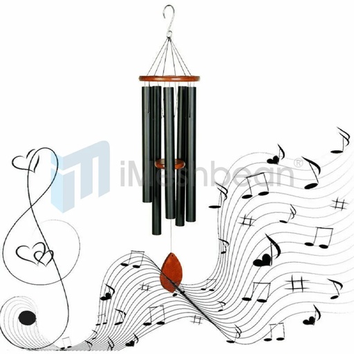 [FD07964A] Large 36'' Metal Windchime Chapel Bells Wind Chimes Door Hanging Home Decor