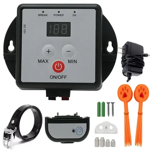 [DT08198] Wireless Dog Fence Pet Containment System Training Collars Waterproof For One Dog