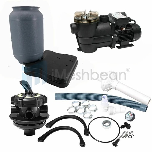 [VZ07528] 2400GPH 10" Sand Filter Above Ground Swimming Pool Pump Intex Compatible
