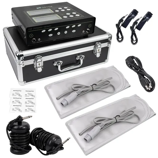 [191-IF006A] Foot Bath Machine Kit with Dual LCD Screen 60W 2 Arrays Dual User Unit 5 Mode