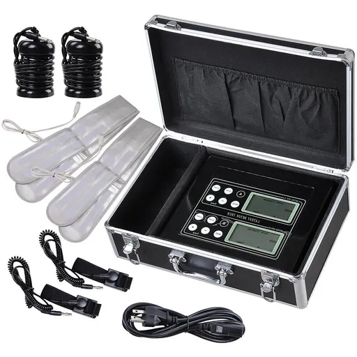 [191-IF006A] Foot Bath Machine Kit with Dual LCD Screen 60W 2 Arrays Dual User Unit 5 Mode